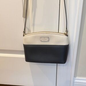 kate spade Navy and Ivory Leather Crossbody Bag